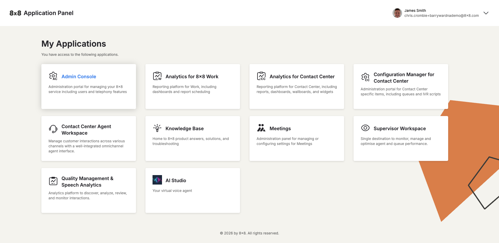 The app tile in the catalog